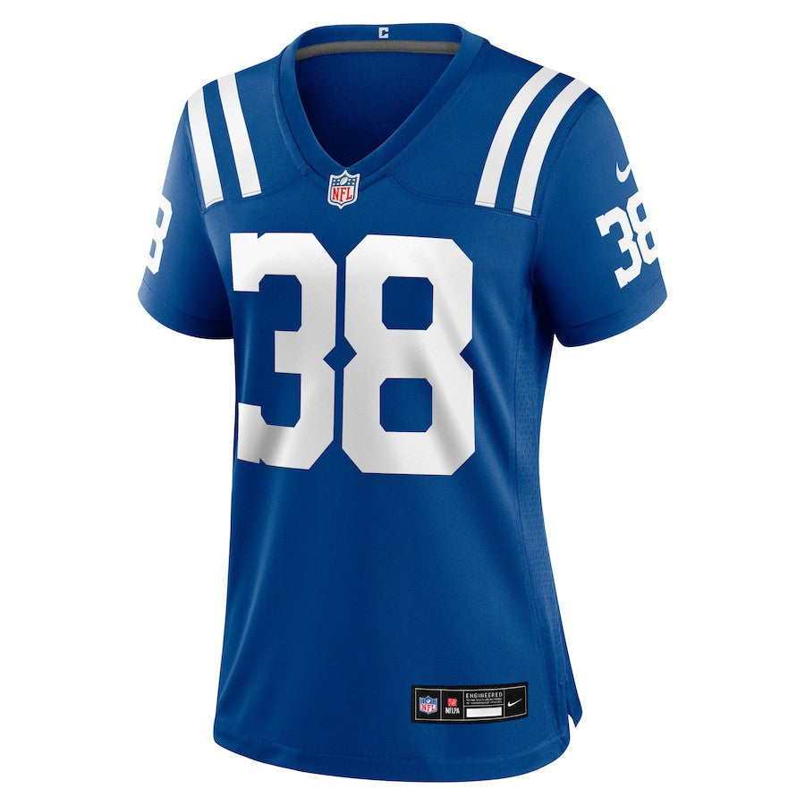 Corey Ballentine 38 Indianapolis Colts Women's Team Game Jersey - Royal