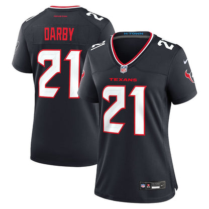 Ronald Darby 21 Houston Texans Women's Team Game Jersey - Navy