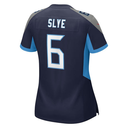 Joey Slye 6 Tennessee Titans Women's Team Game Jersey - Navy