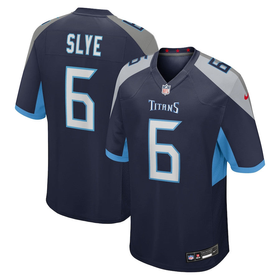 Joey Slye 6 Tennessee Titans Team Game Men Jersey - Navy