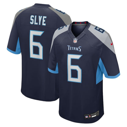 Joey Slye 6 Tennessee Titans Team Game Men Jersey - Navy