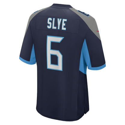 Joey Slye 6 Tennessee Titans Team Game Men Jersey - Navy