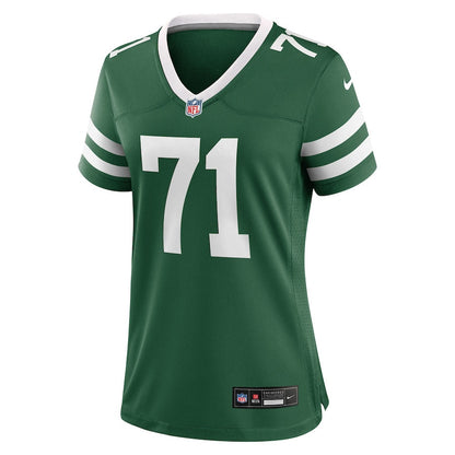 Josh Myers 71 New York Jets Women's Team Game Jersey - Legacy Green