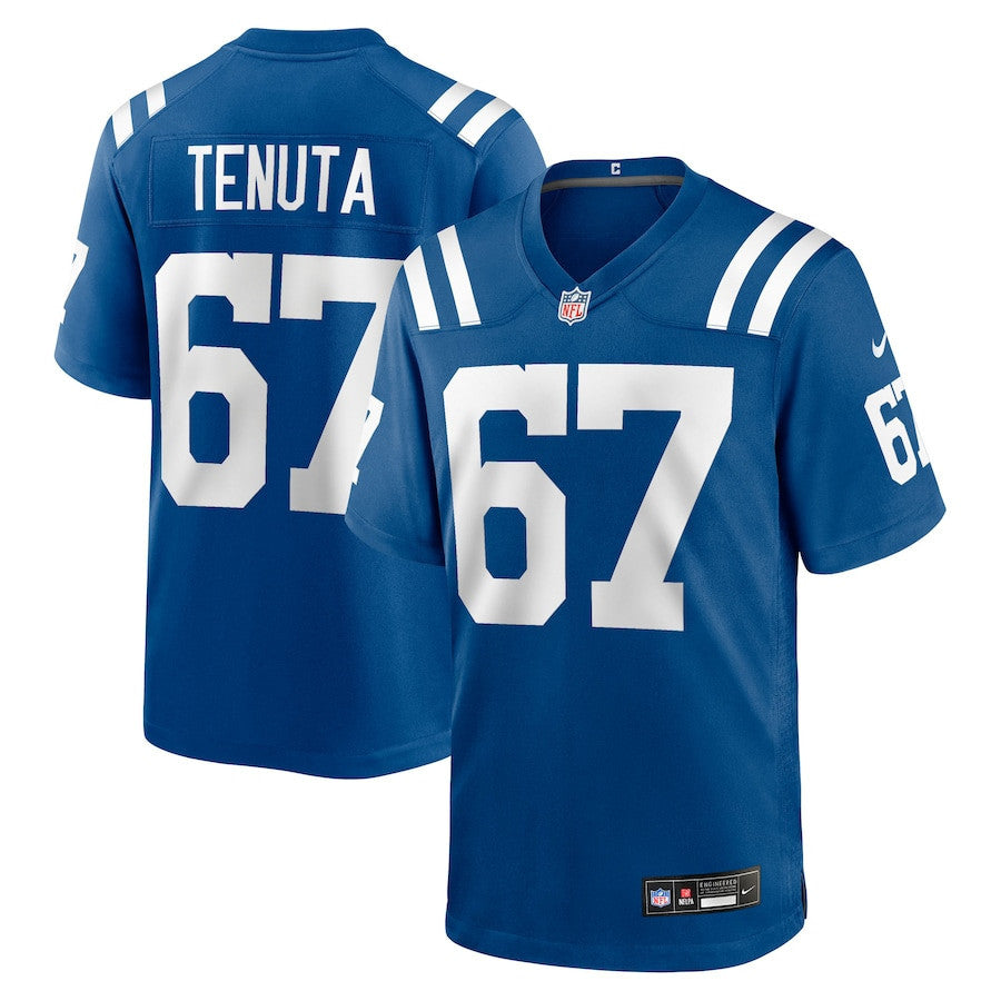 Luke Tenuta 67 Indianapolis Colts Team Game Men Jersey - Royal