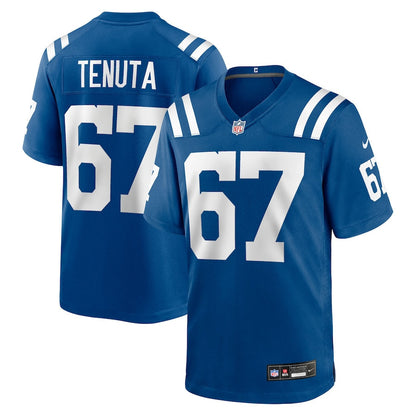 Luke Tenuta 67 Indianapolis Colts Team Game Men Jersey - Royal