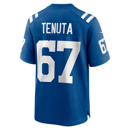 Luke Tenuta 67 Indianapolis Colts Team Game Men Jersey - Royal