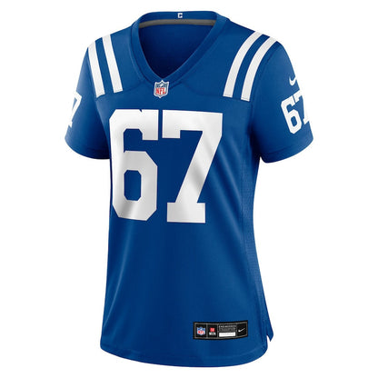 Luke Tenuta 67 Indianapolis Colts Women's Team Game Jersey - Royal