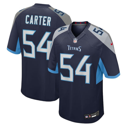 Lorenzo Carter 54 Tennessee Titans Team Game Men Jersey - Navy