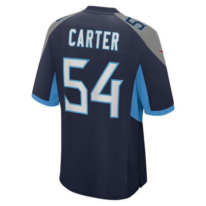 Lorenzo Carter 54 Tennessee Titans Team Game Men Jersey - Navy