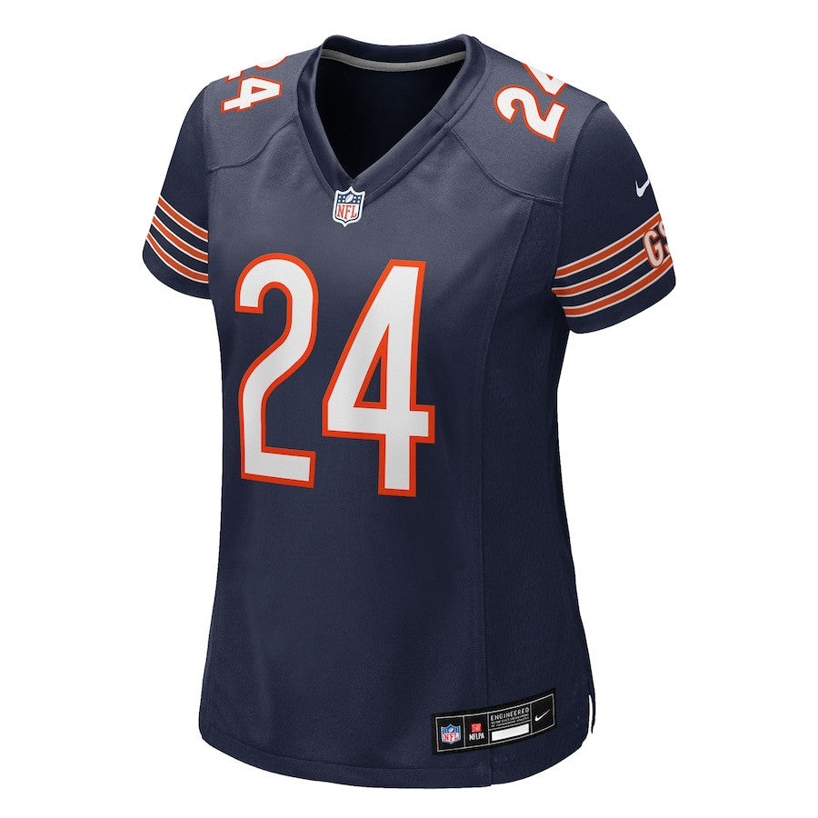 Nick McCloud 24 Chicago Bears Women's Team Game Jersey - Navy