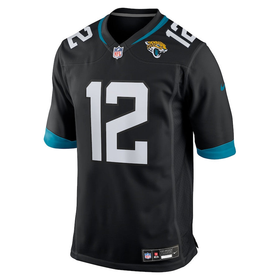 Travis Hunter 12 Jacksonville Jaguars 2025 Draft First Round Pick Alternate Game Player Men Jersey - Black