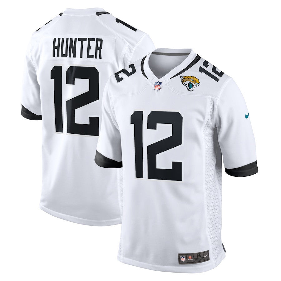 Travis Hunter 12 Jacksonville Jaguars 2025 Draft First Round Pick Game Player Men Jersey - White