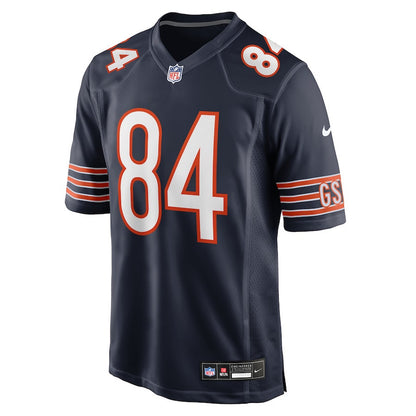 Colston Loveland 84 Chicago Bears 2025 Draft First Round Pick Game Men Jersey - Navy