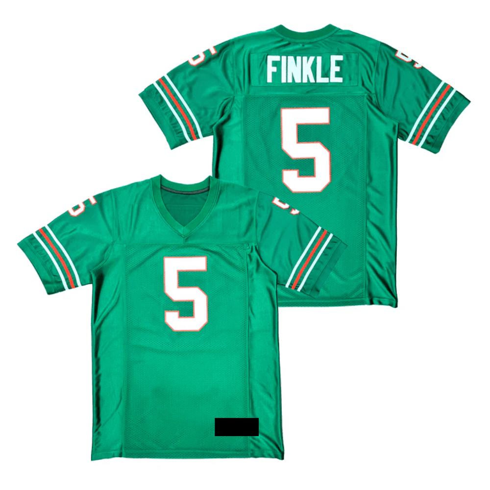 Ace Ventura: Pet Detective Movie 'Ray Finkle #5' Miami Dolphins Football Men Jersey - Aqua