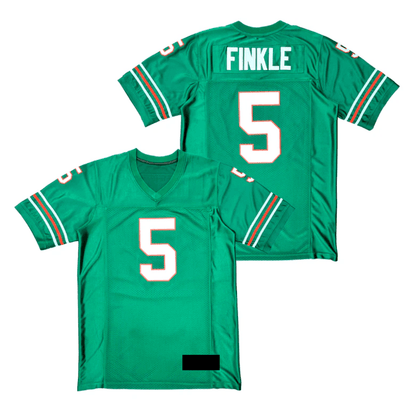 Ace Ventura: Pet Detective Movie 'Ray Finkle #5' Miami Dolphins Football Men Jersey - Aqua