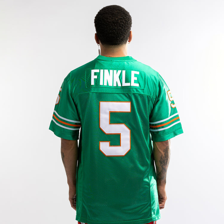 Ace Ventura: Pet Detective Movie 'Ray Finkle #5' Miami Dolphins Football Men Jersey - Aqua