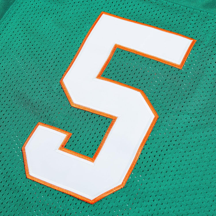Ace Ventura: Pet Detective Movie 'Ray Finkle #5' Miami Dolphins Football Men Jersey - Aqua