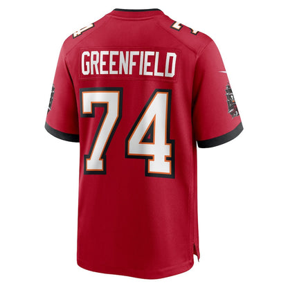 Garret Greenfield 74 Tampa Bay Buccaneers Team Game Men Jersey - Red