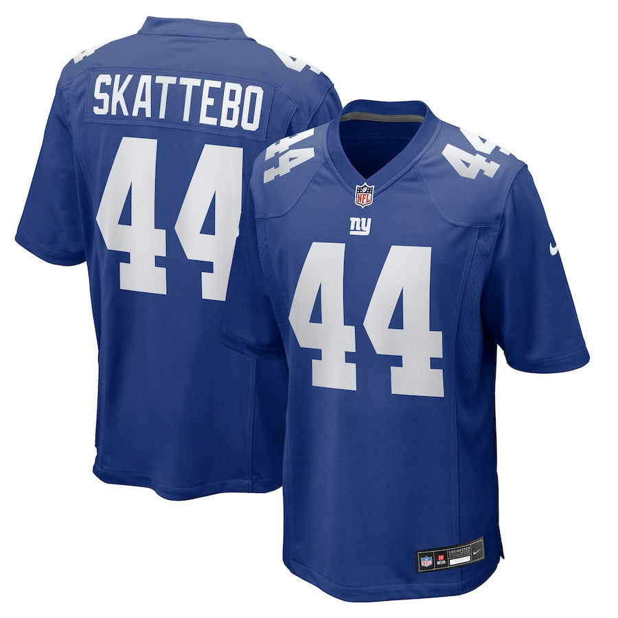 Cam Skattebo 44 New York Giants Team Game Player Men Jersey - Royal