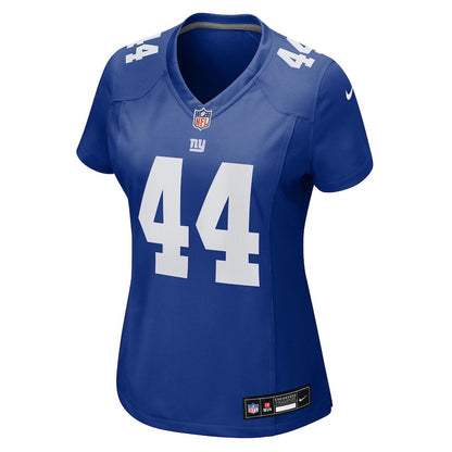 Cam Skattebo 44 New York Giants Women's Team Game Player Jersey - Royal