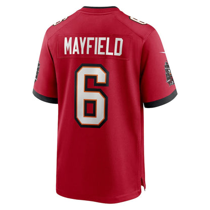 Baker Mayfield 6 Tampa Bay Buccaneers 50th Anniversary Game Men Jersey - Red