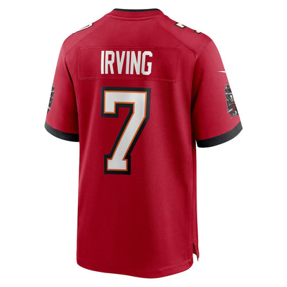 Bucky Irving 7 Tampa Bay Buccaneers 50th Anniversary Game Men Jersey - Red