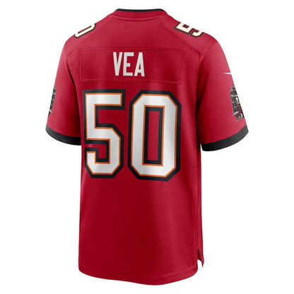 Vita Vea 50 Tampa Bay Buccaneers 50th Anniversary Game Men Jersey - Red