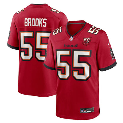 Derrick Brooks 55 Tampa Bay Buccaneers 50th Anniversary Game Men Jersey - Red
