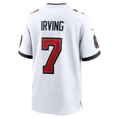 Bucky Irving 7 Tampa Bay Buccaneers 50th Anniversary Game Men Jersey - White