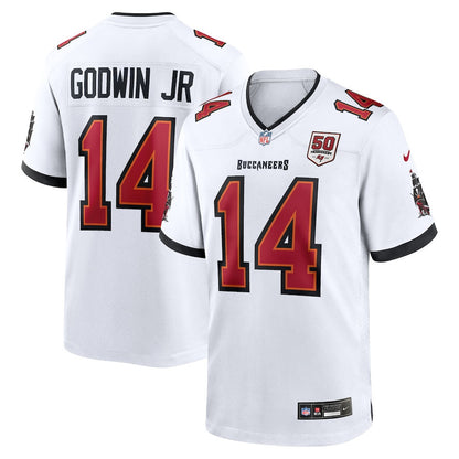 Chris Godwin Jr. 14 Tampa Bay Buccaneers 50th Anniversary Game Men Jersey - White