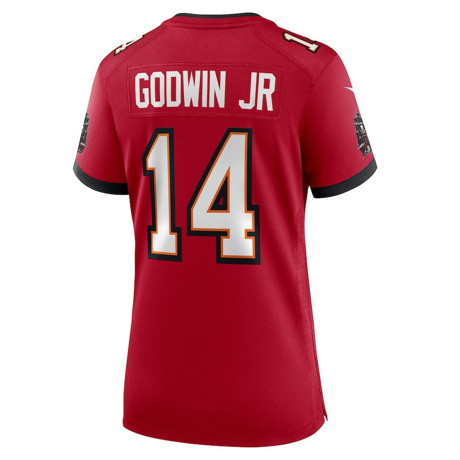 Chris Godwin Jr. 14 Tampa Bay Buccaneers Women's 50th Anniversary Game Jersey - Red