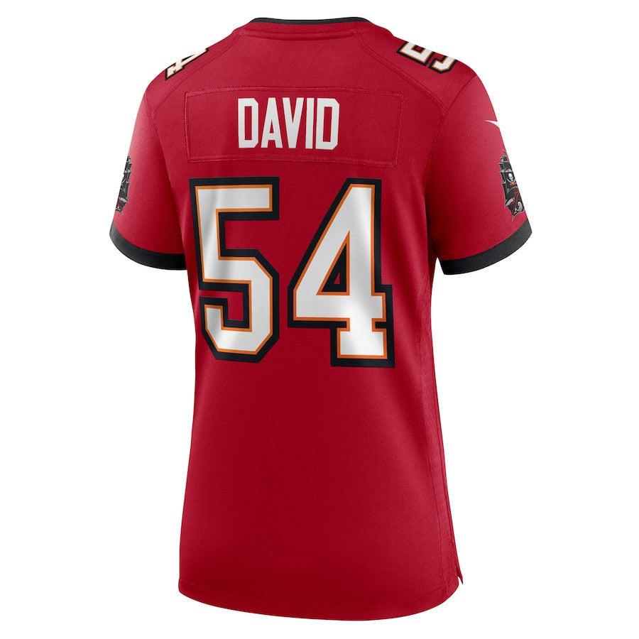Lavonte David 54 Tampa Bay Buccaneers Women's 50th Anniversary Game Jersey - Red