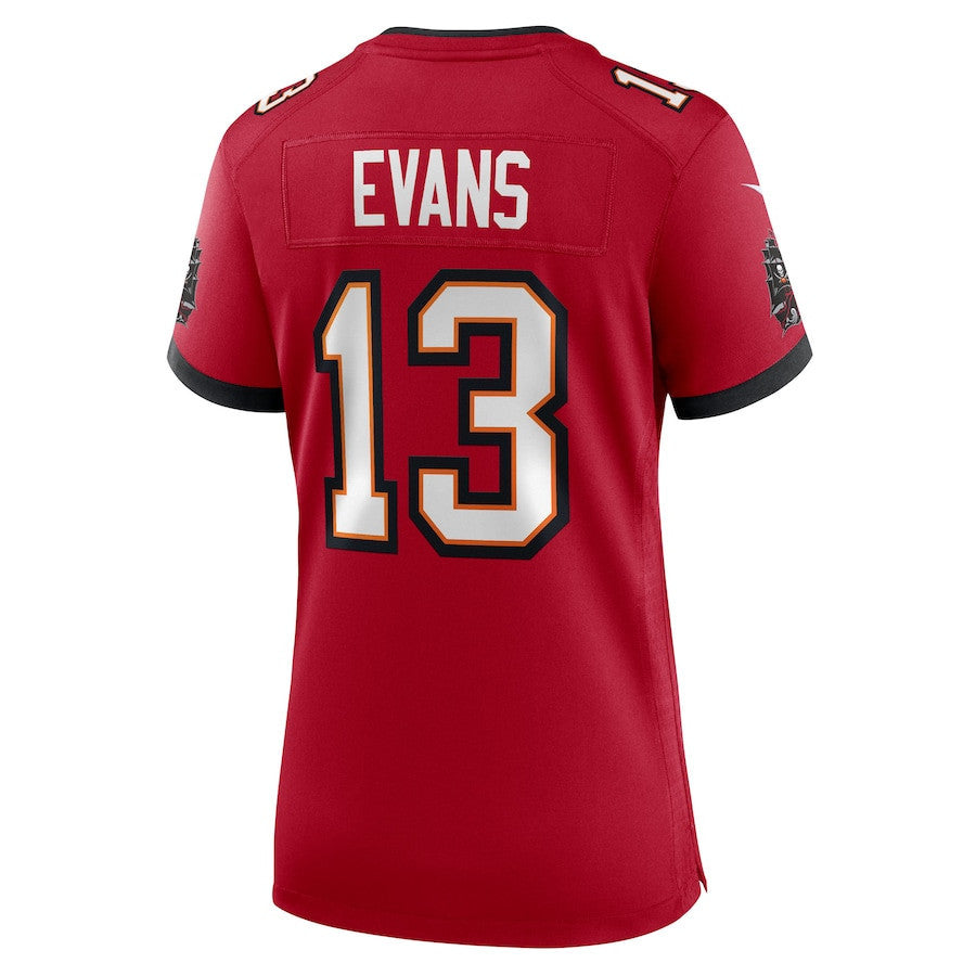 Mike Evans 13 Tampa Bay Buccaneers Women's 50th Anniversary Game Jersey - Red