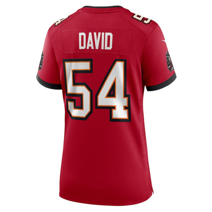 Lavonte David 54 Tampa Bay Buccaneers Women's 50th Anniversary Game Jersey - Red