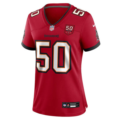 Vita Vea 50 Tampa Bay Buccaneers Women's 50th Anniversary Game Jersey - Red