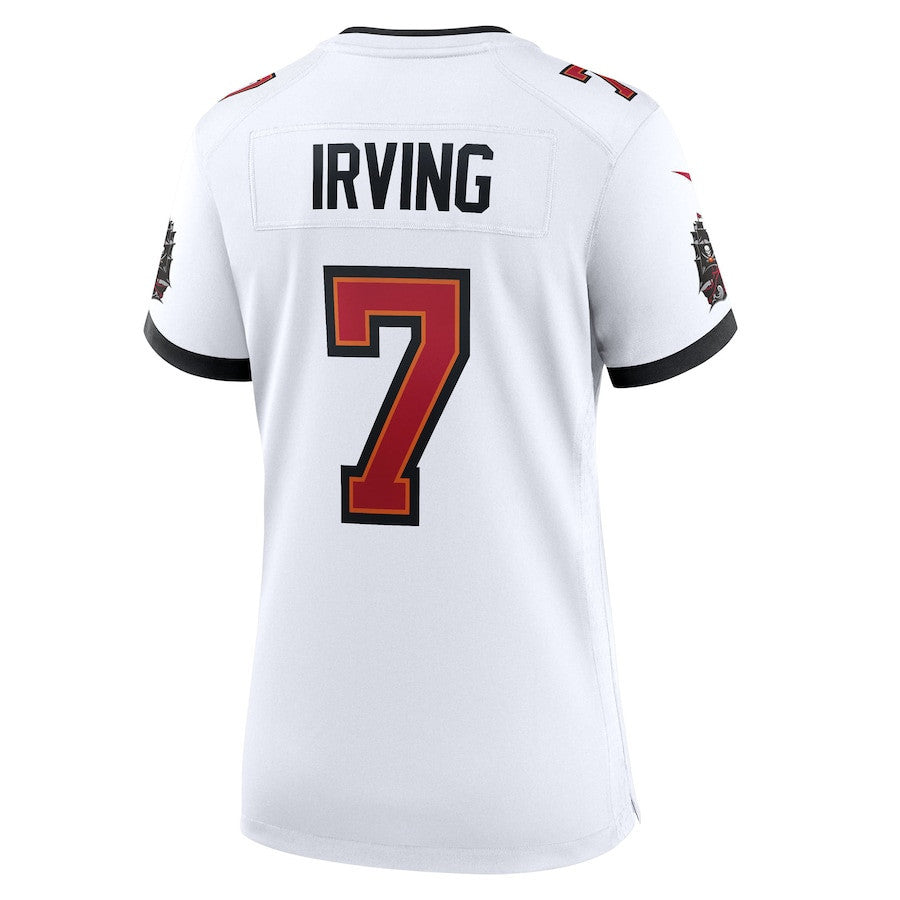 Bucky Irving 7 Tampa Bay Buccaneers Women's 50th Anniversary Game Jersey - White
