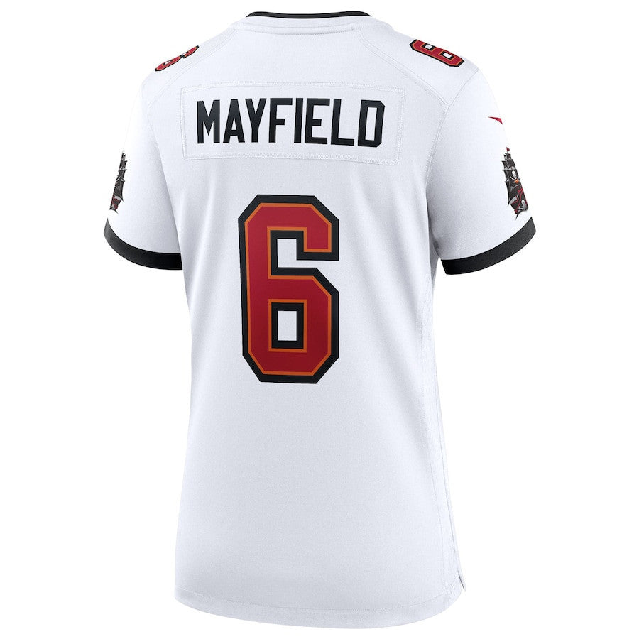 Baker Mayfield 6 Tampa Bay Buccaneers Women's 50th Anniversary Game Jersey - White