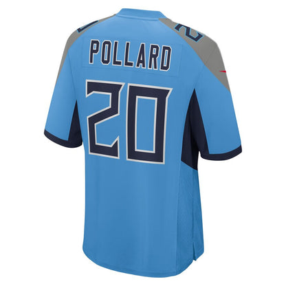 Tony Pollard 20 Tennessee Titans Team Game Men Jersey - Light Blue
