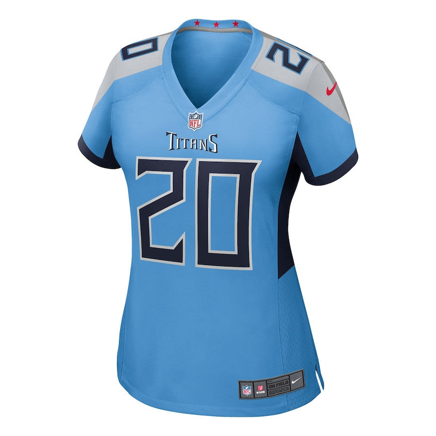 Tony Pollard 20 Tennessee Titans Women's Team Game Jersey - Light Blue