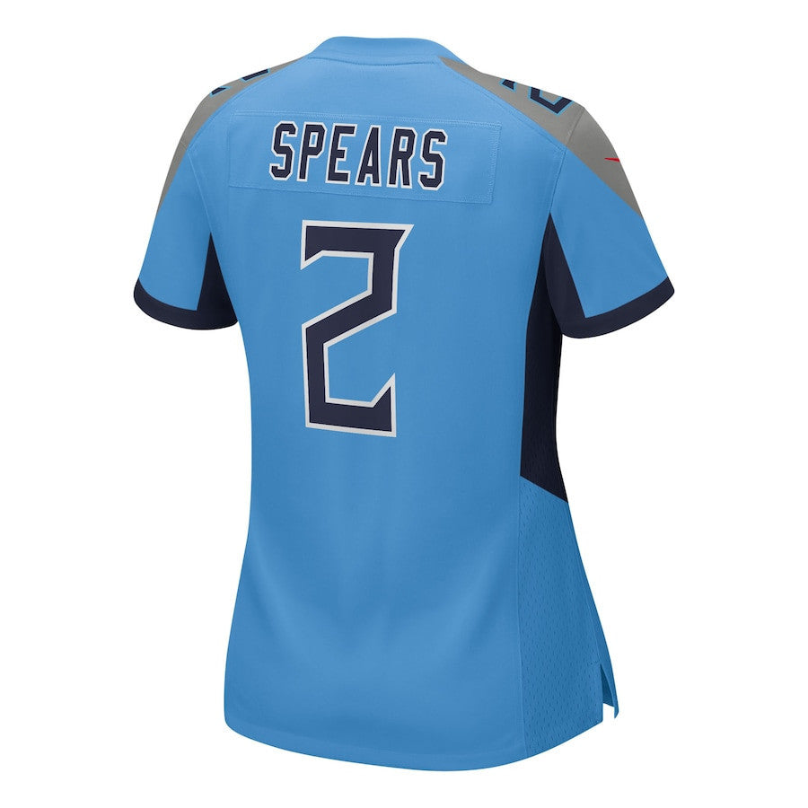 Tyjae Spears 2 Tennessee Titans Women's Team Game Jersey - Light Blue