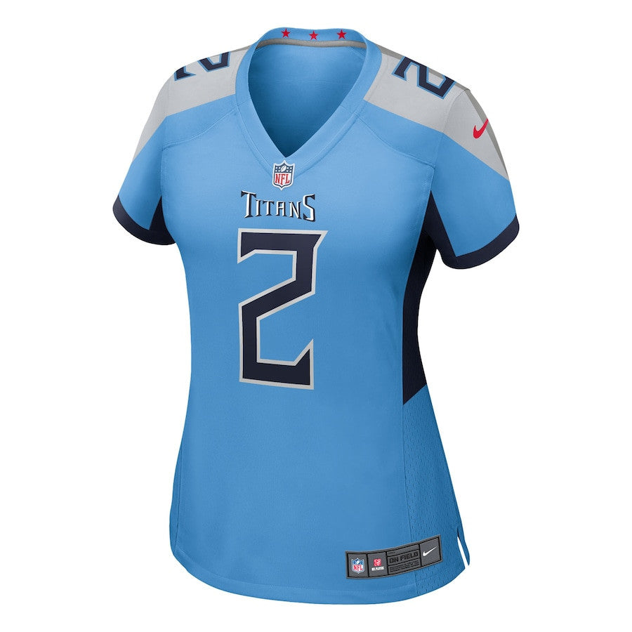 Tyjae Spears 2 Tennessee Titans Women's Team Game Jersey - Light Blue