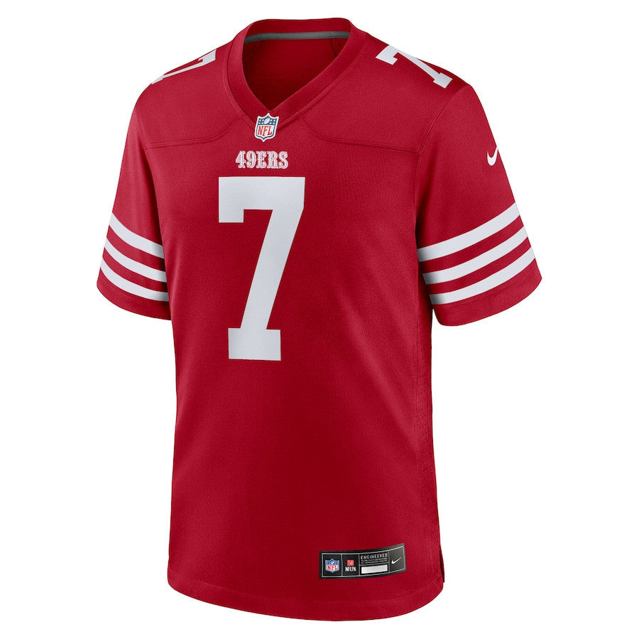 Thomas Morstead 7 San Francisco 49ers Team Game Men Jersey - Scarlet