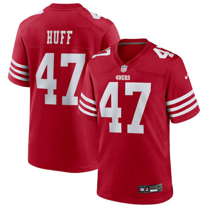 Bryce Huff 47 San Francisco 49ers Team Game Men Jersey - Scarlet