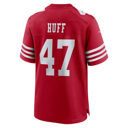 Bryce Huff 47 San Francisco 49ers Team Game Men Jersey - Scarlet
