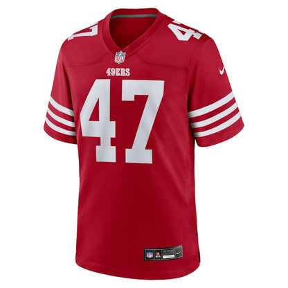 Bryce Huff 47 San Francisco 49ers Team Game Men Jersey - Scarlet