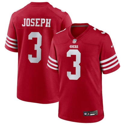 Greg Joseph 3 San Francisco 49ers Team Game Men Jersey - Scarlet