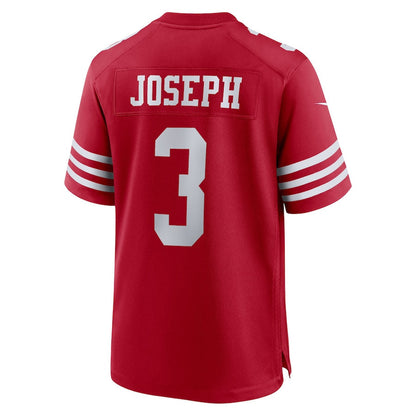 Greg Joseph 3 San Francisco 49ers Team Game Men Jersey - Scarlet