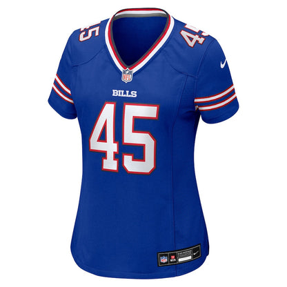 Shaq Thompson 45 Buffalo Bills Women's Team Game Jersey - Royal
