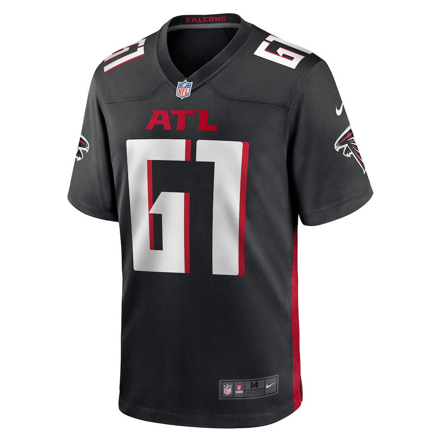 Matt Hennessy 61 Atlanta Falcons Team Game Men Jersey - Black