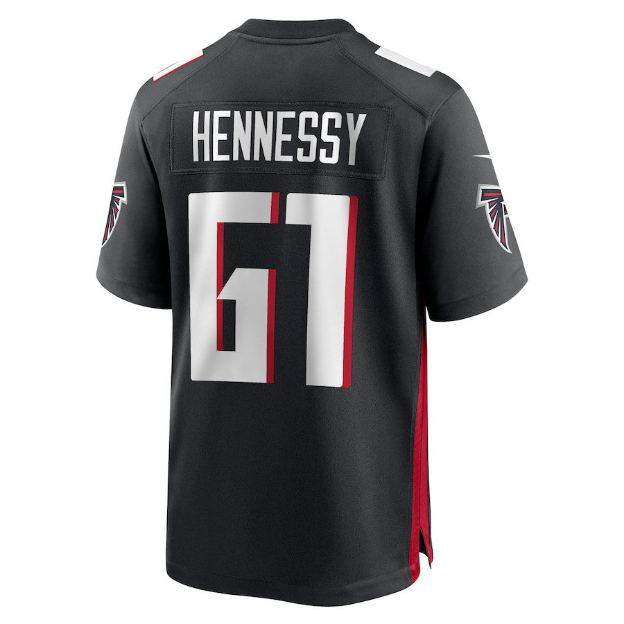 Matt Hennessy 61 Atlanta Falcons Team Game Men Jersey - Black